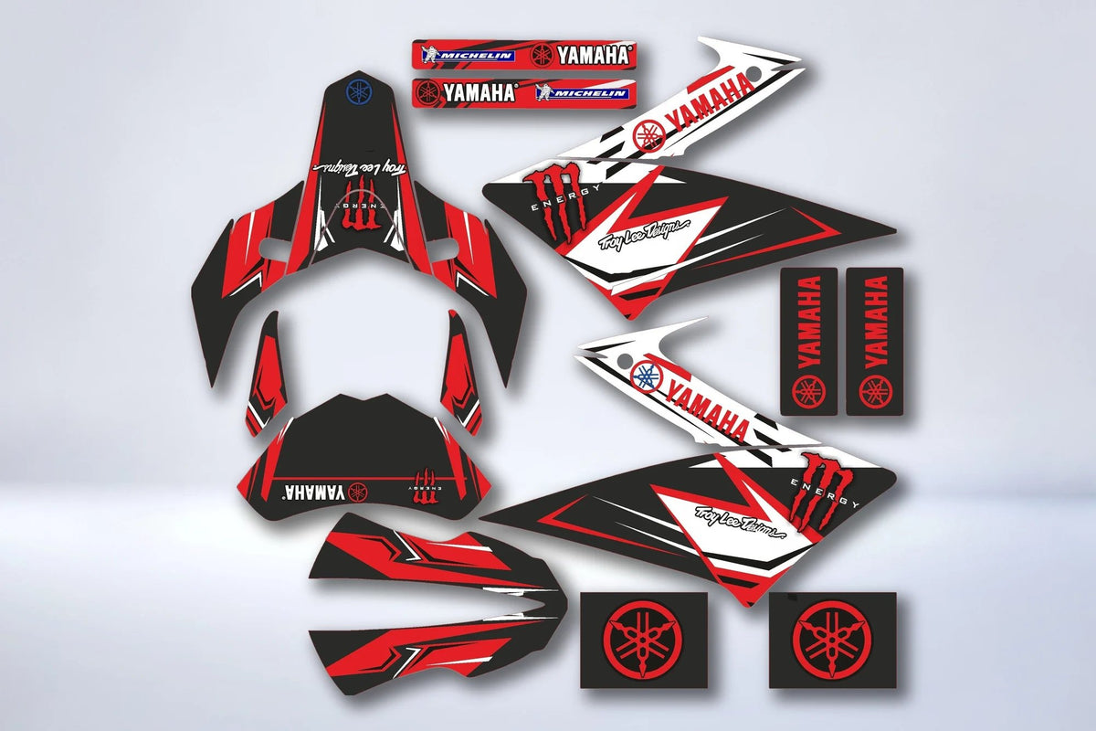 Kit déco YAMAHA XT 660 X APRES 2006 MONSTER RED