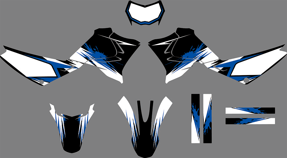 Kit Déco YAMAHA XTZ 125 - BLUE