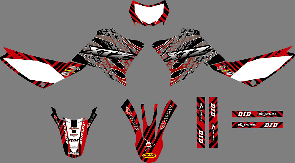 Kit Déco YAMAHA XTZ 125 - RED