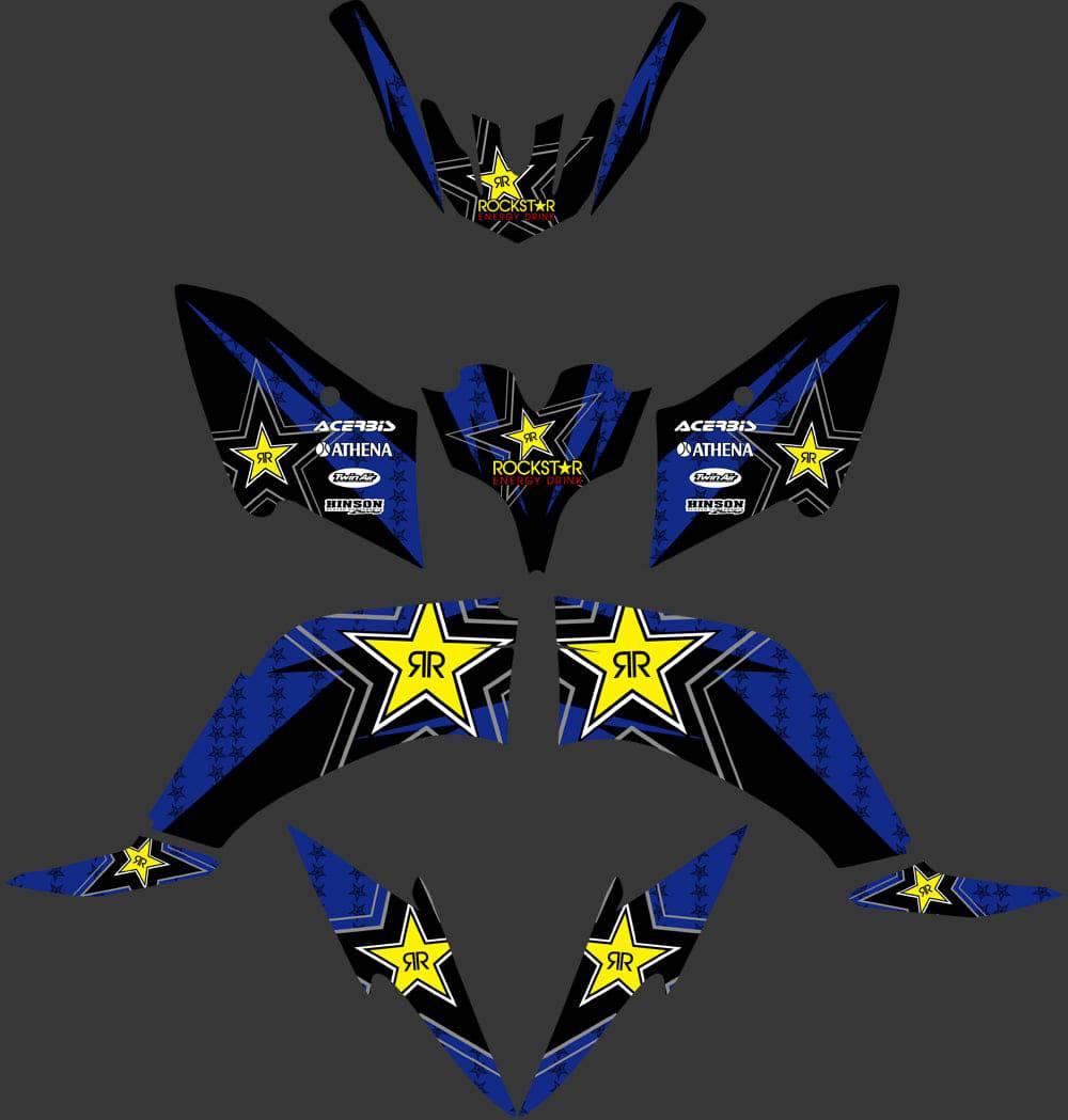 Kit Déco Yamaha YFM 125-250 RAPTOR - ROCKSTAR