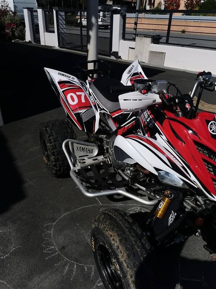 kit gráfico Yamaha YFM 700 RAPTOR 2006-2012 - VERMELHO