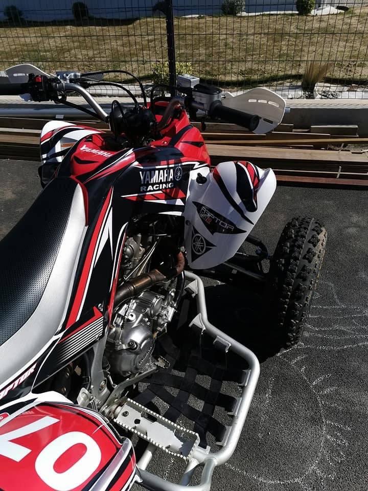kit gráfico Yamaha YFM 700 RAPTOR 2006-2012 - VERMELHO