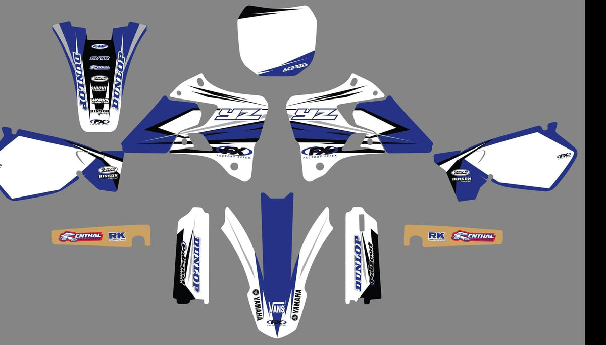 kit grafiche YAMAHA YZ 125-250 1996-2001 - FACTORY
