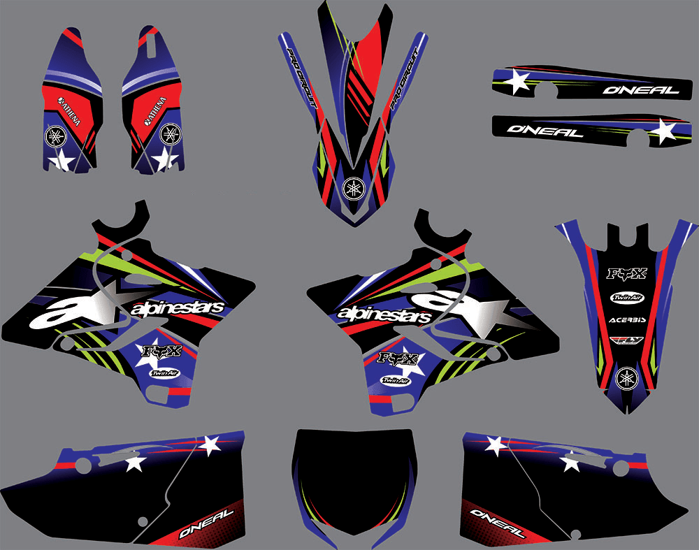 Graphics kit YAMAHA YZ 125-250 2015-2021 ALPINESTAR