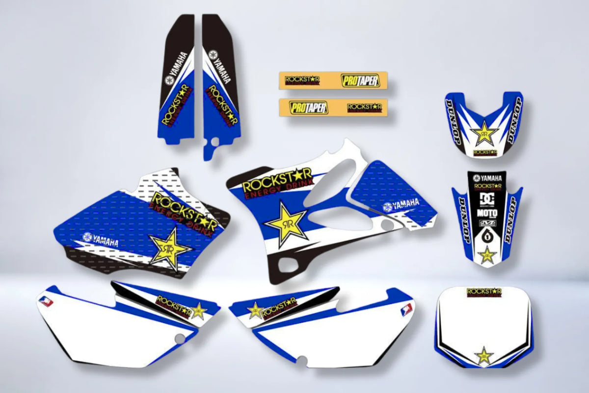 Kit déco Yamaha YZ 85 2002-2014 - BLUE ROCKSTAR #2
