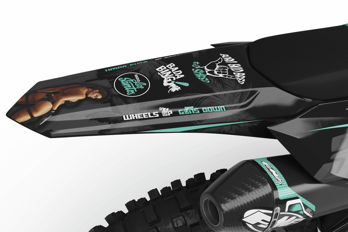 Los Santos - YAMAHA YZ/YZF/WR/WRF/TTR/DTR/DTX/XT 660 graphics kit