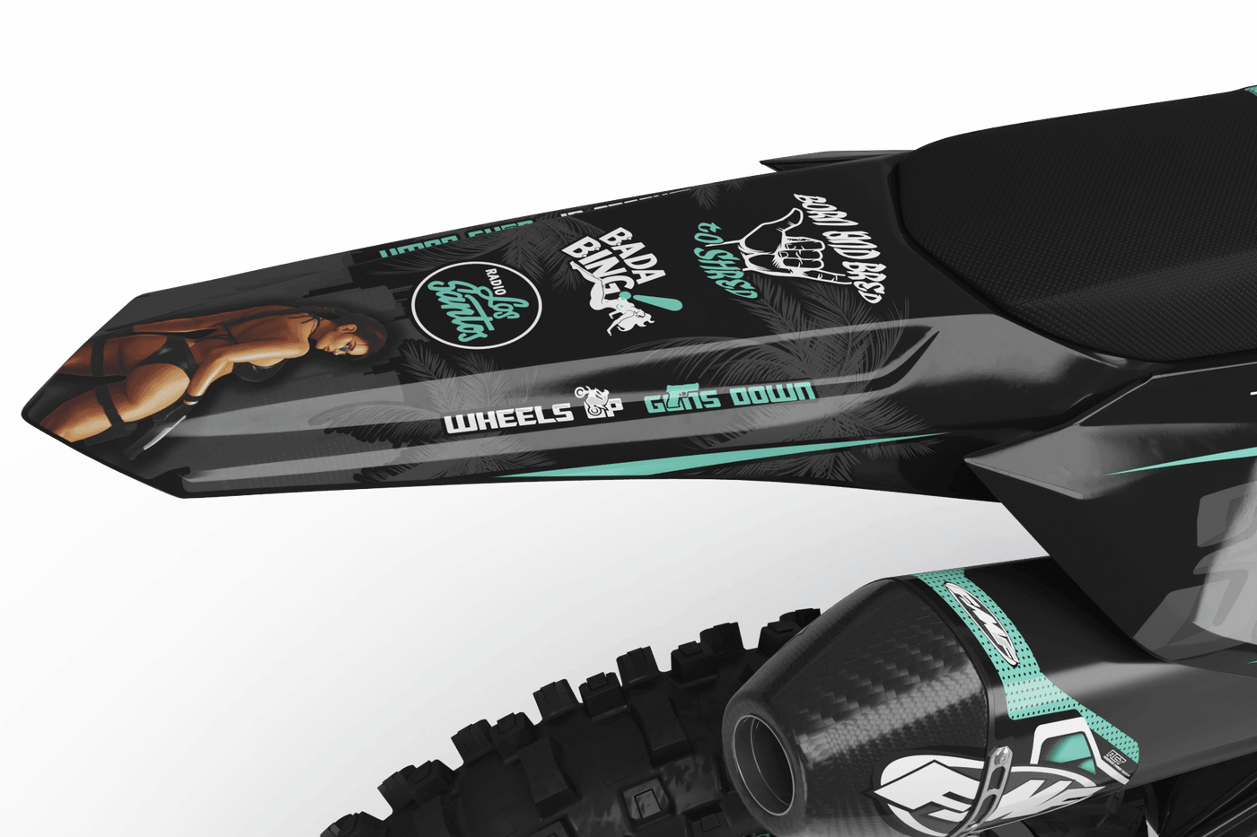 Los Santos - Kit déco YAMAHA YZ/YZF/WR/WRF/TTR/DTR/DTX/XT 660