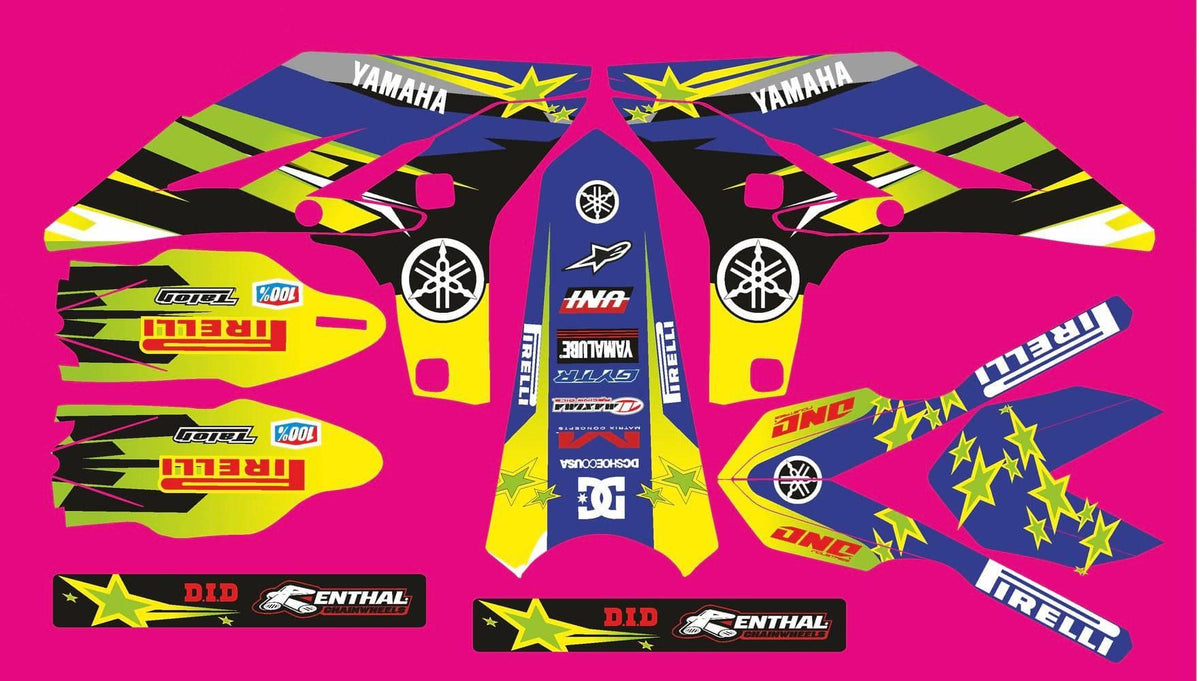 Kit Déco YAMAHA YZF 250 2010-2013 JAMAÏCAIN