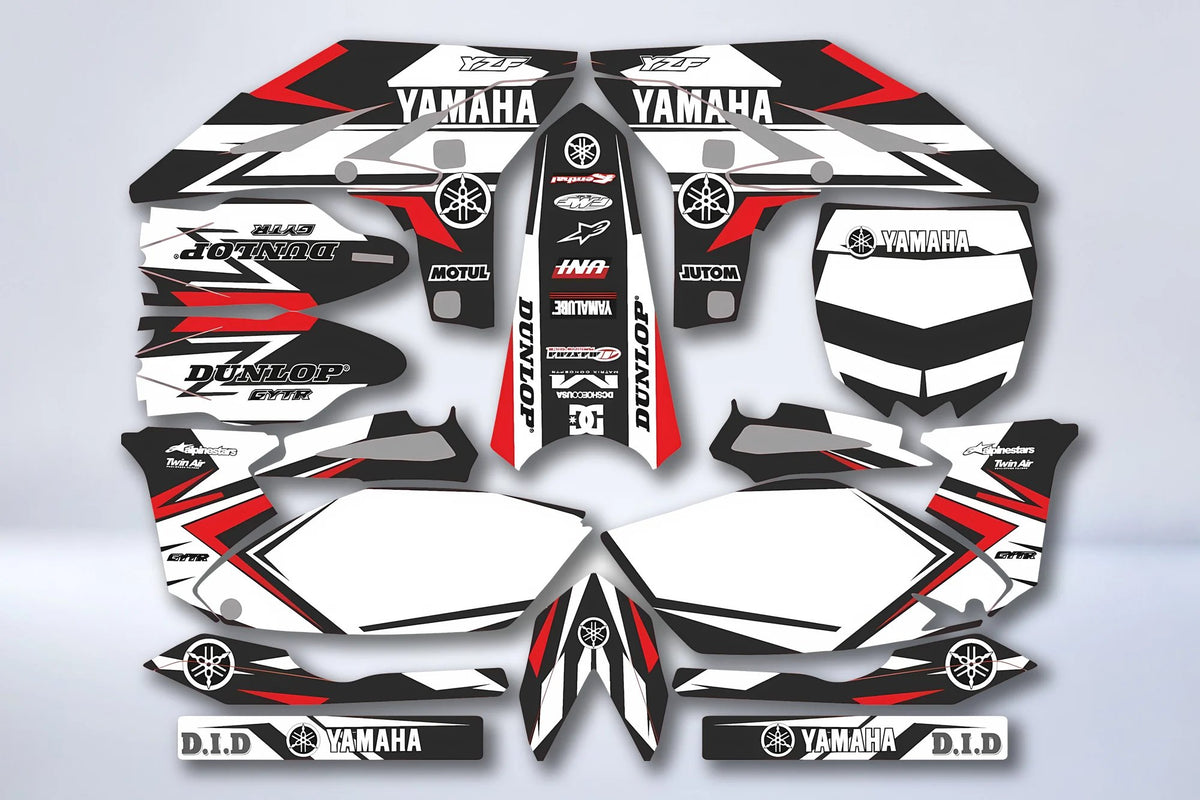 Kit Déco YAMAHA YZF 250 2010-2013 - ORIGINAL RED