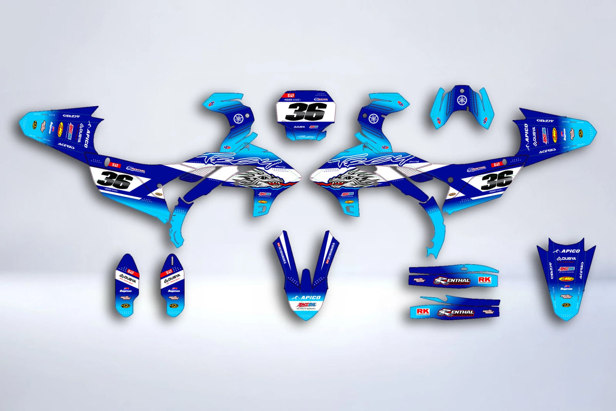 Kit Déco Yamaha YZF 250 2024-2025 & YZF 450 2023-2025 - NIVORA