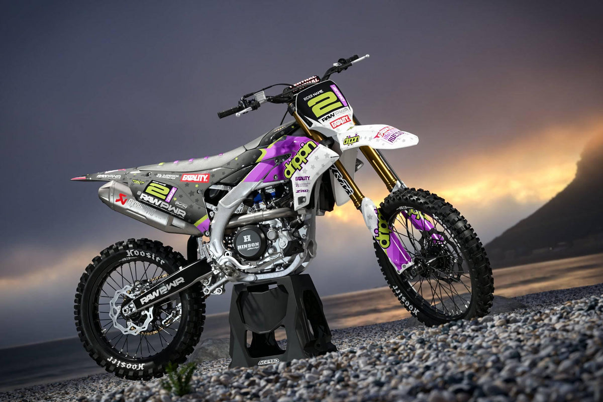Kit Déco Yamaha YZF 250 2024-2025 & YZF 450 2023-2025 - Old School