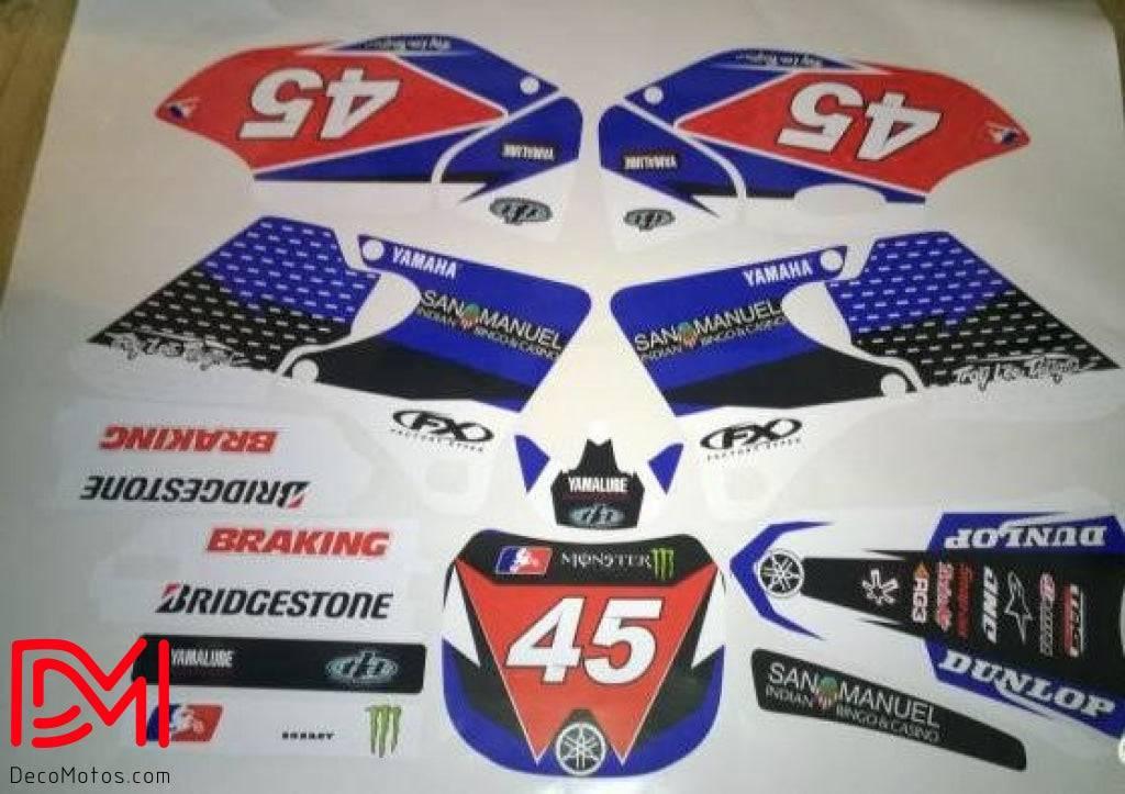 Kit Déco Yamaha YZF 250/426 1998-2002 - BLUE