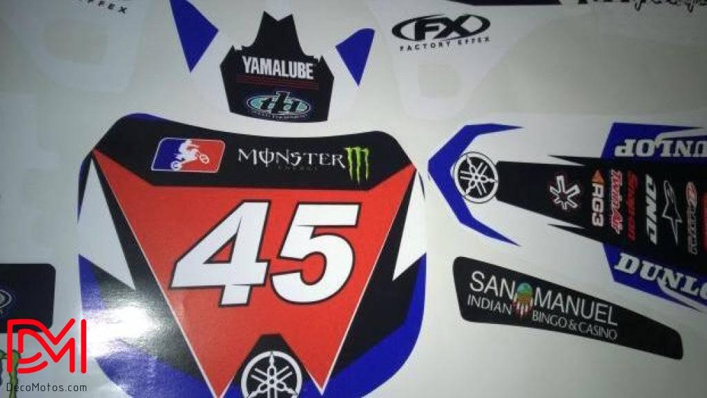 Kit Déco Yamaha YZF 250/426 1998-2002 - BLUE