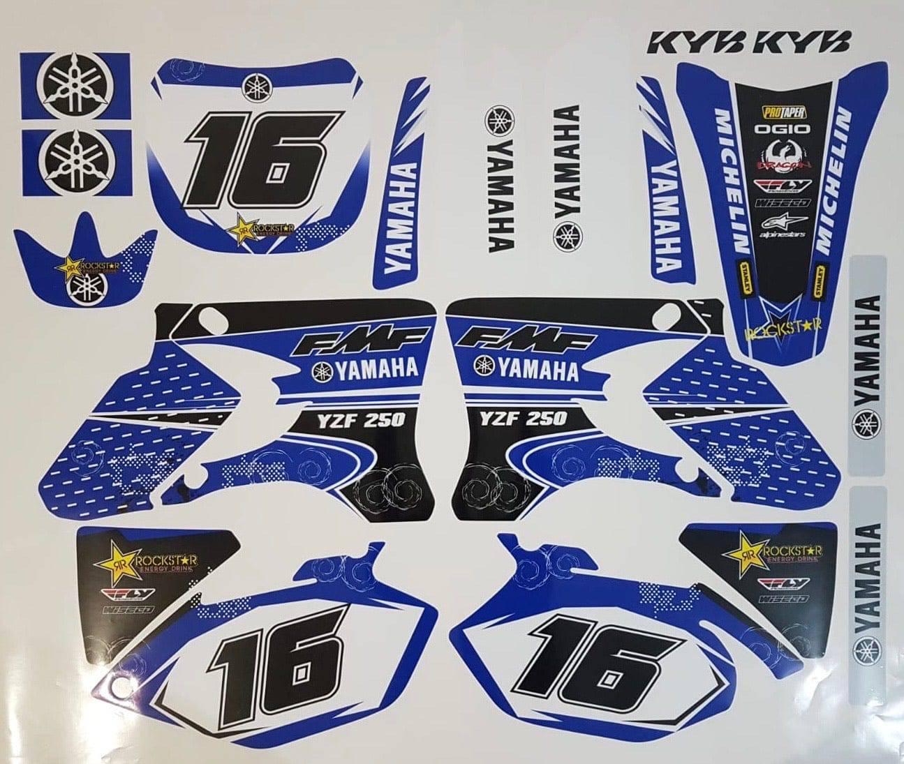 Kit Déco YAMAHA YZF 250-450 2003-2005 FMF