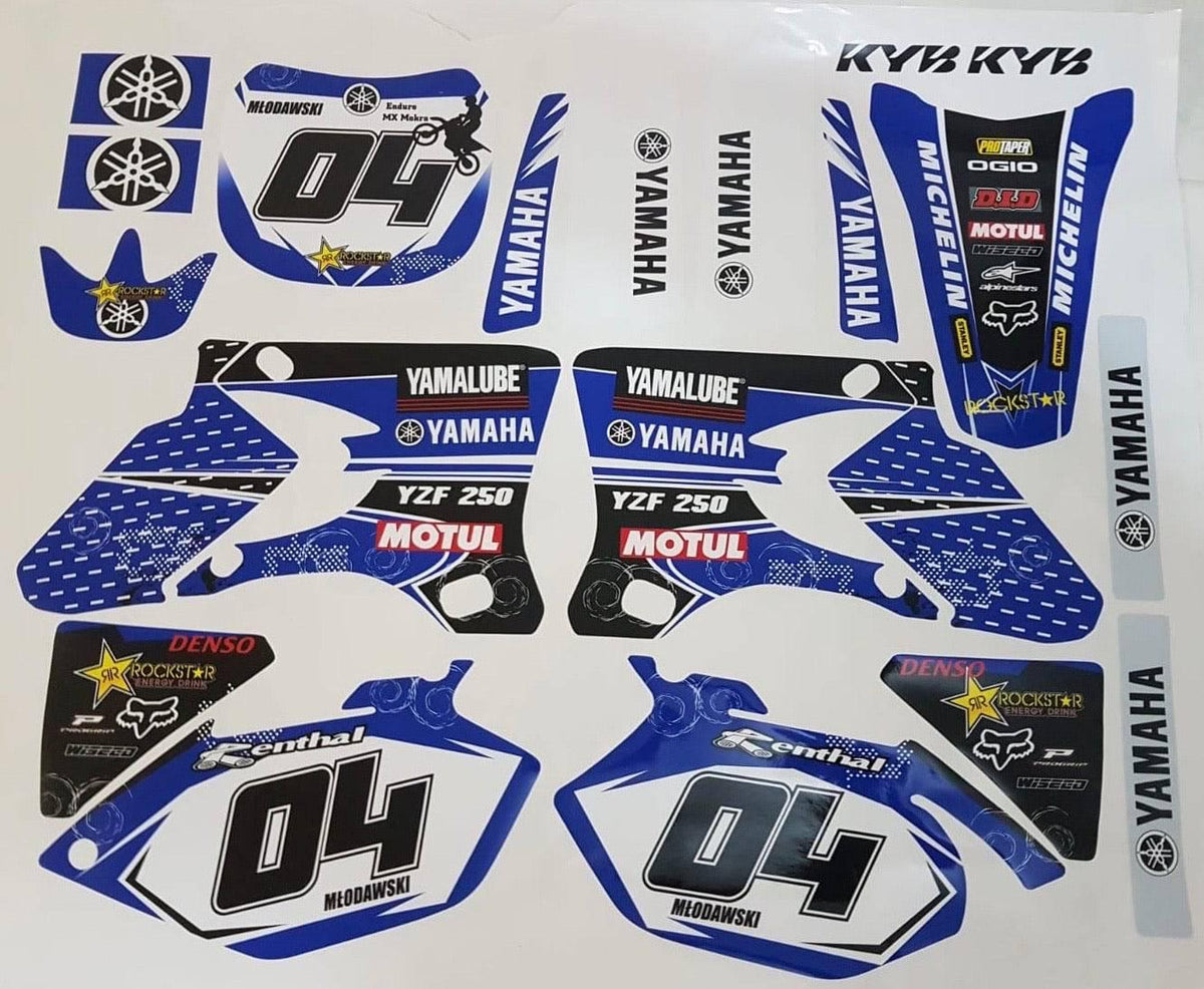 Kit Déco YAMAHA YZF 250-450 2003-2005 YAMALUBE