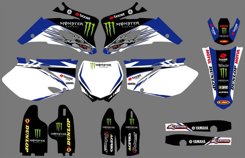 YAMAHA YZF 250-450 2006-2009 DRAGON DECORATION KIT