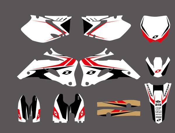 YAMAHA YZF 250-450 2006-2009 ORIGINAL WHITE DECORATION KIT