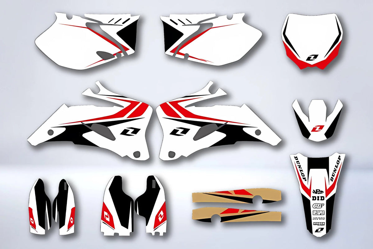 Kit Déco YAMAHA YZF 250-450 2006-2009 ORIGINAL WHITE