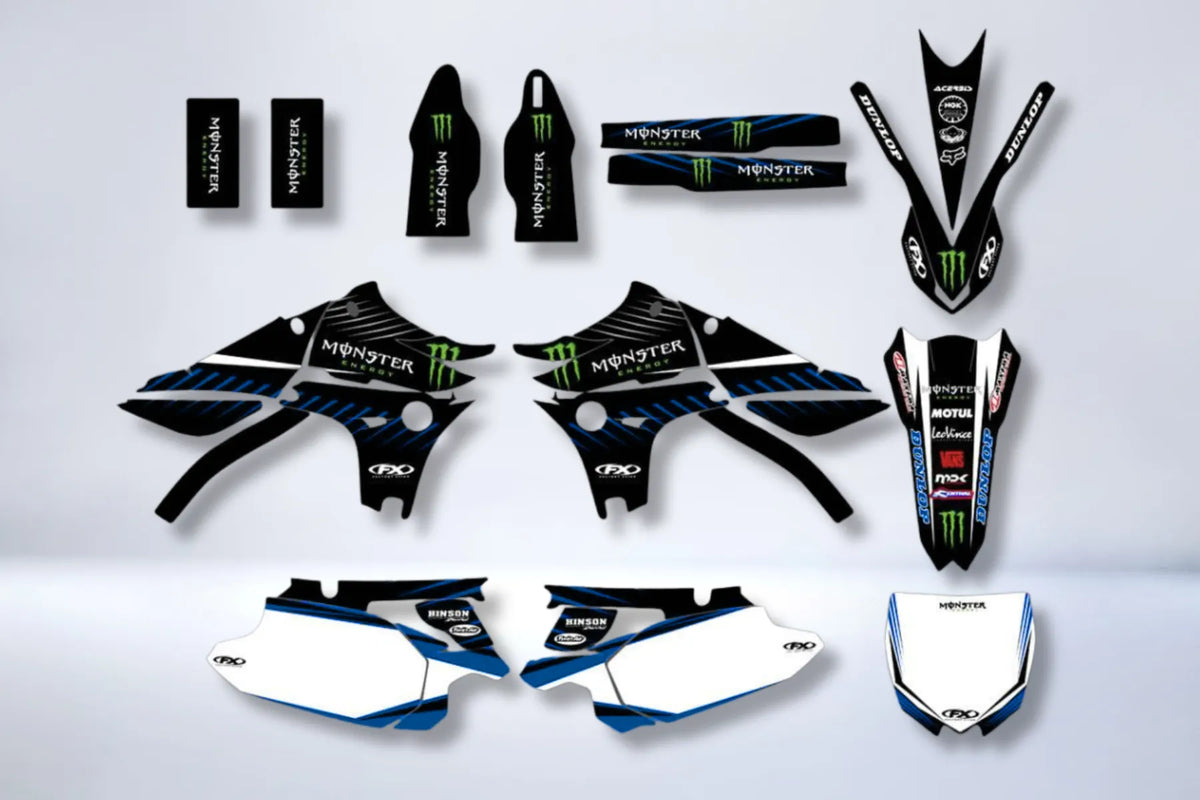 Kit Déco YAMAHA YZF 450 2010-2013 - BLUE MONSTER