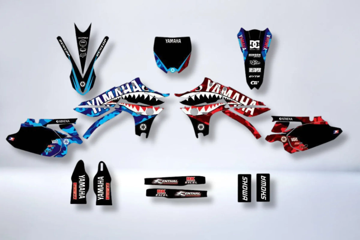 Kit Déco YAMAHA YZF 450 2010-2013 - BLUE RED