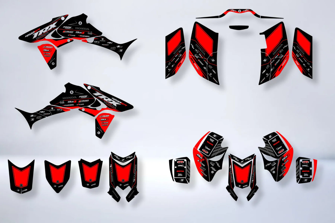 Dekor-Kit HONDA TRX 450 450R 450ER - GRAVIX