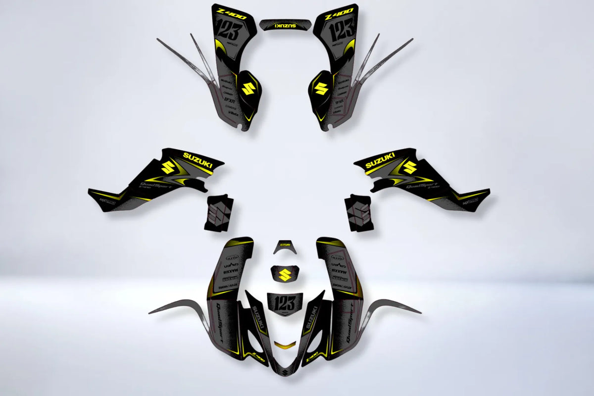 Kit Déco SUZUKI LTZ 400 2003-2008 (modèle carburateur) - VORTRIX