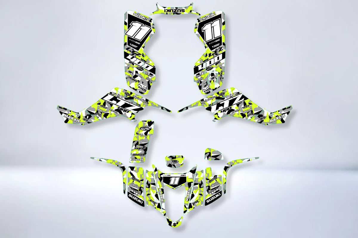 graphics kit SUZUKI LTZ 400 2003-2008 (carburetor model) - ZYNTRAX