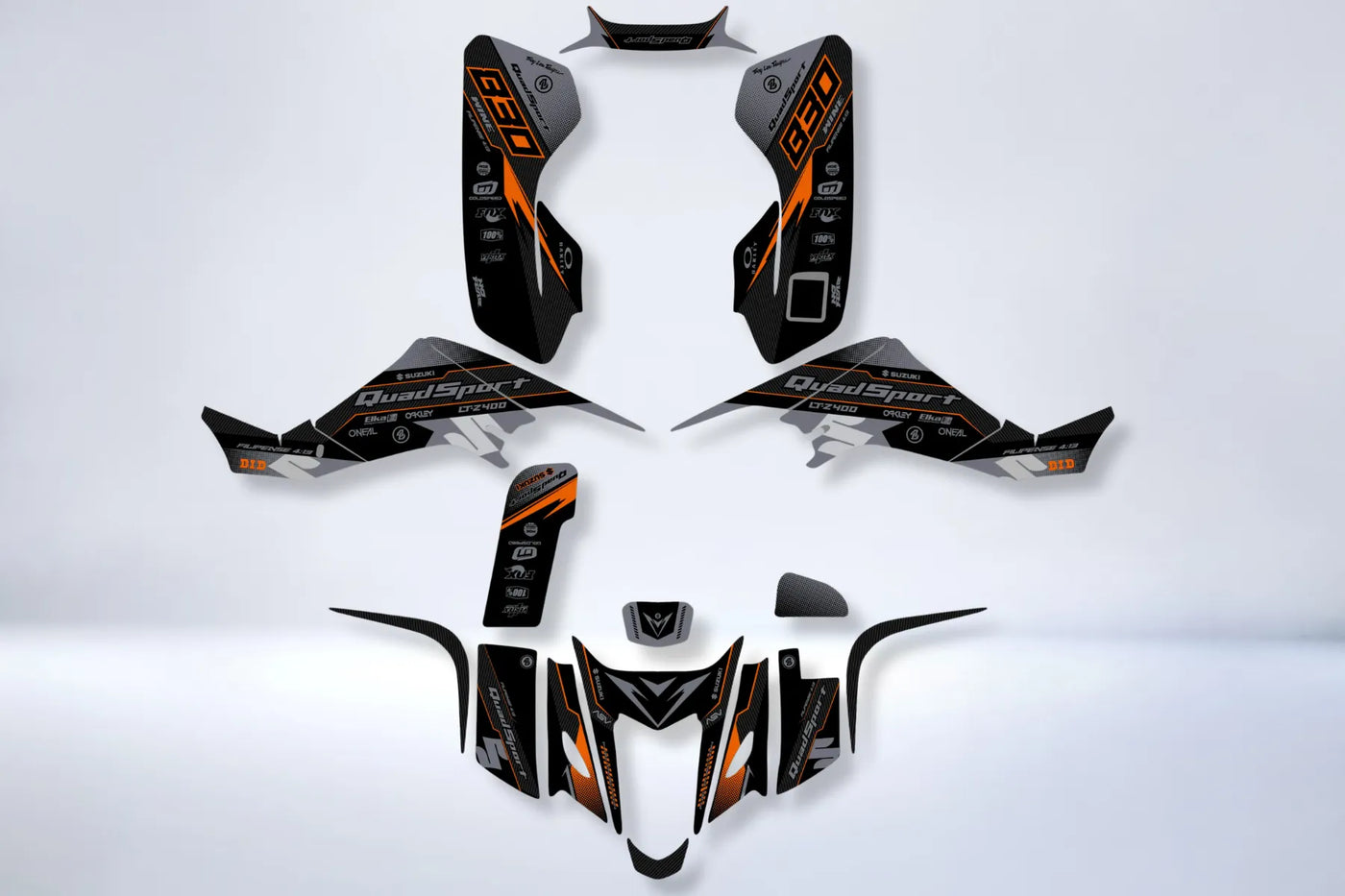 Dekorationskit SUZUKI LTZ 400 2003-2008 (Vergasermodell) - ZENTRAX