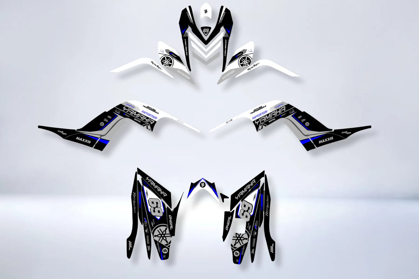 Dekor-Kit Yamaha YFM 700 RAPTOR 2006-2012 - ZAVORA