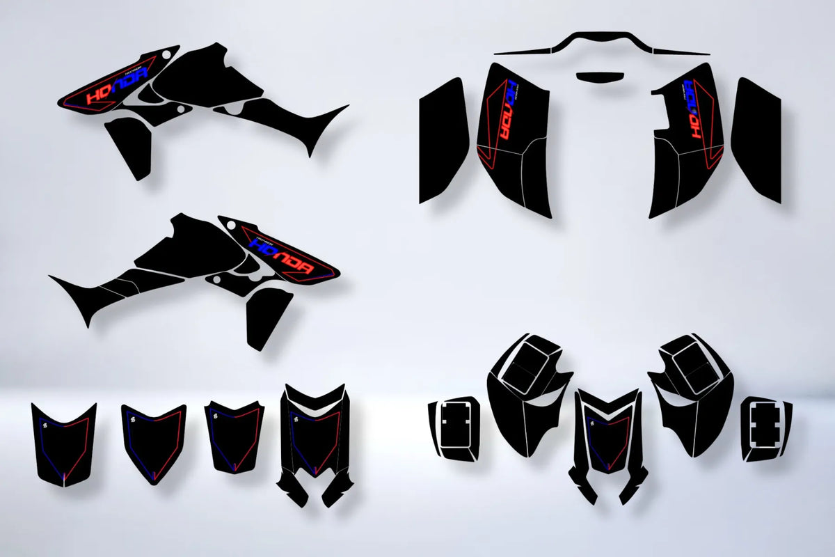 Graphics kit HONDA TRX 450 450R 450ER - KRYPTX