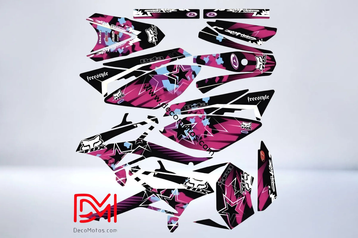 Kit Déco BETA 50 RR 2011-2020 - PINK FOX