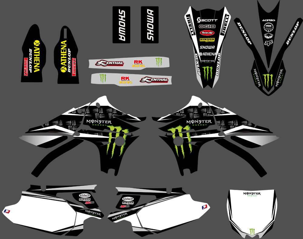Kit Déco YAMAHA YZF 450 2010-2013 White Monster