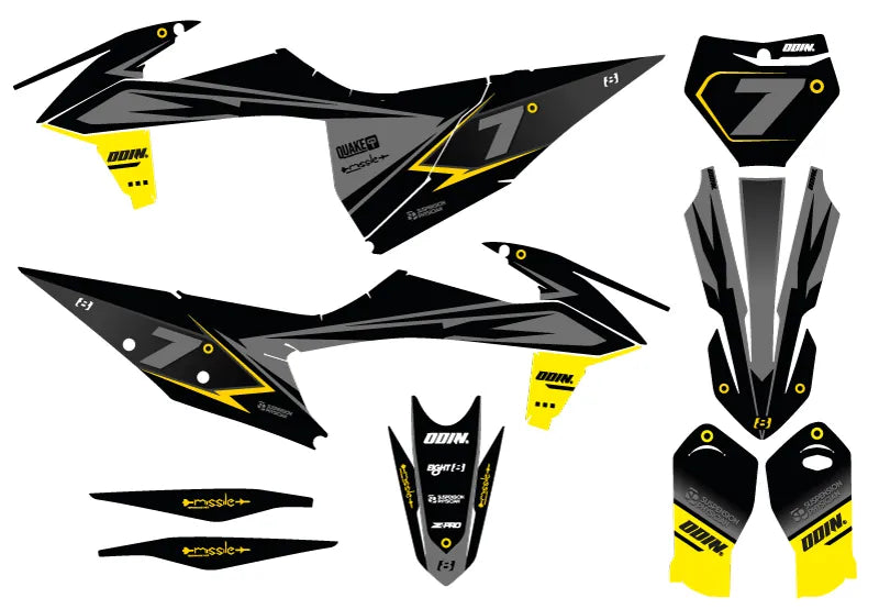 Graphics kit KTM EXC EXC-F SX SX-F 2019-2023 - BOLD