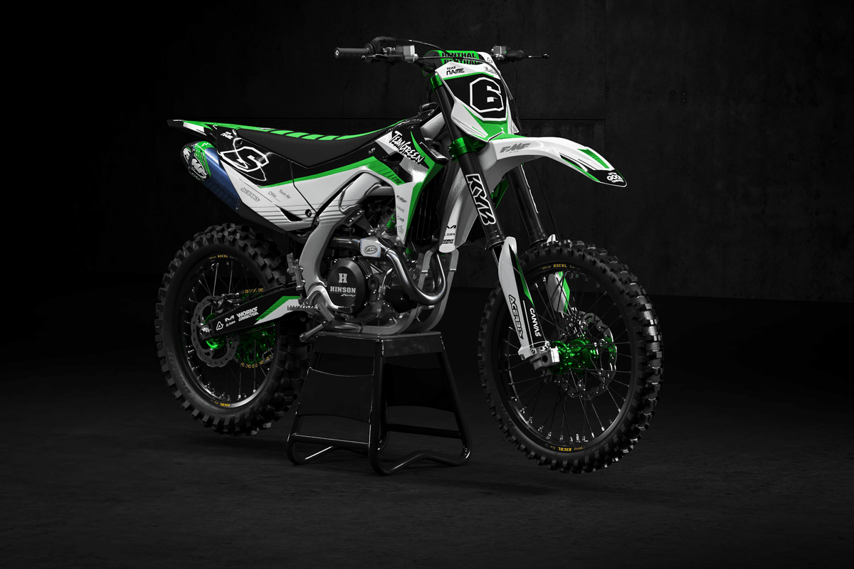 Kit Déco KAWASAKI KXF 250 2025 & KXF 450 2024-2025 - Greenspirit