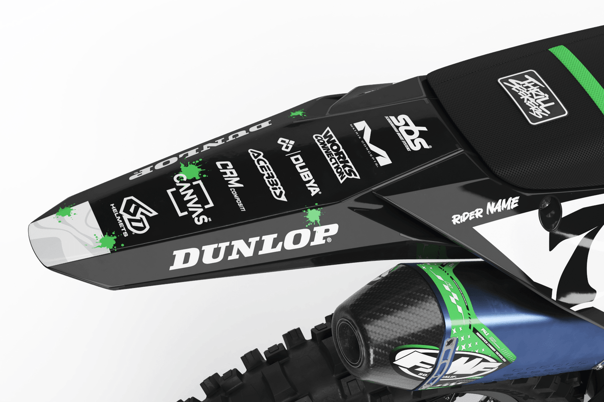 Kit Déco KAWASAKI KXF 250 2025 & KXF 450 2024-2025 - SpottedGreen