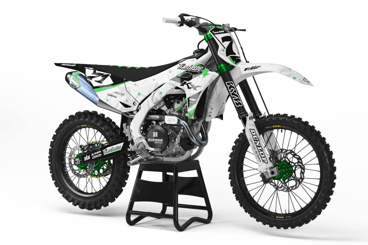 Kit Déco KAWASAKI KXF 250 2025 & KXF 450 2024-2025 - SpottedGreen