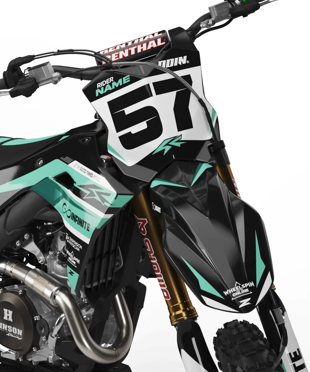 Kit Déco Kawasaki KXF 250 2025 & KXF 450 2024-2025 - INFINITE
