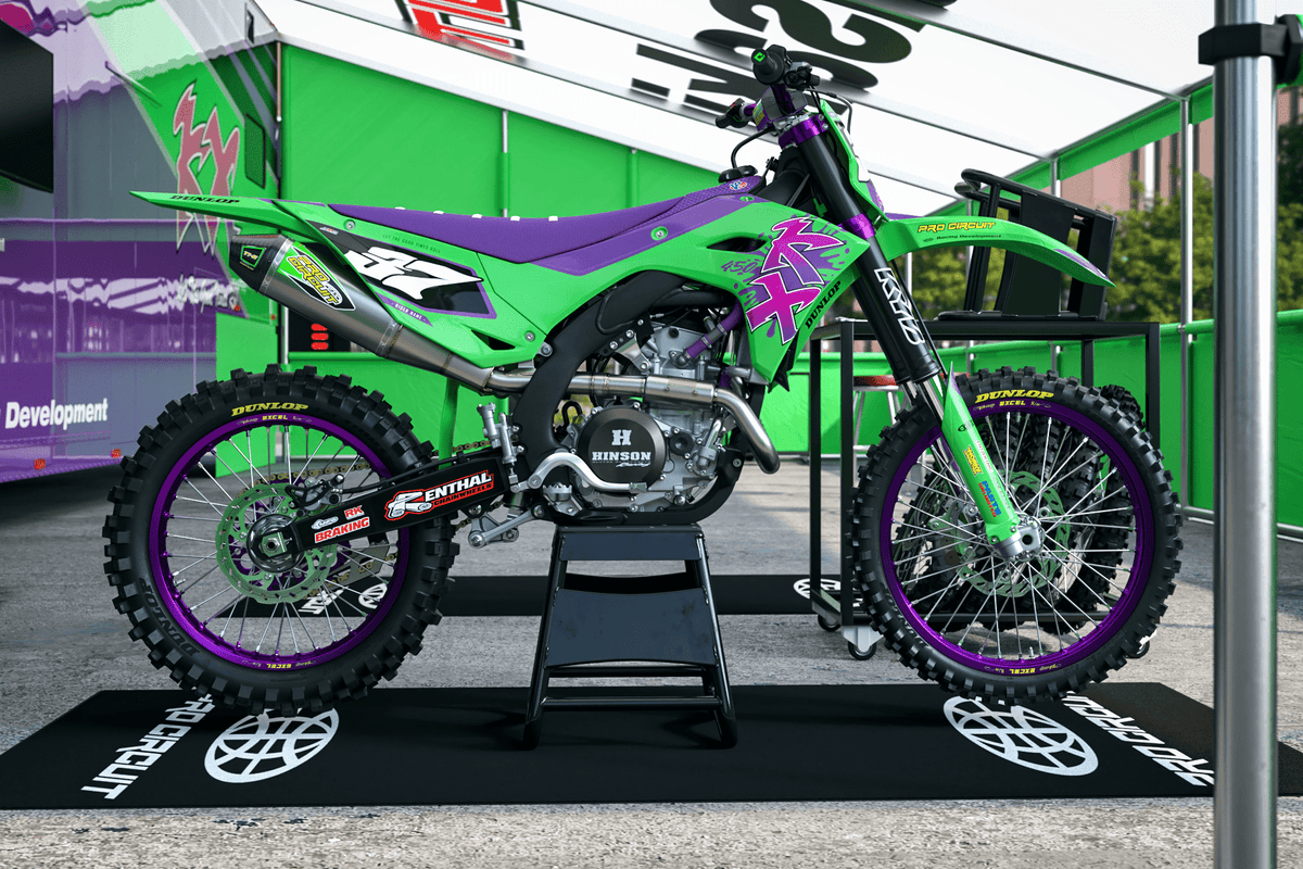 Kit Déco KAWASAKI KXF 250 2025 & KXF 450 2024-2025 - Dyno