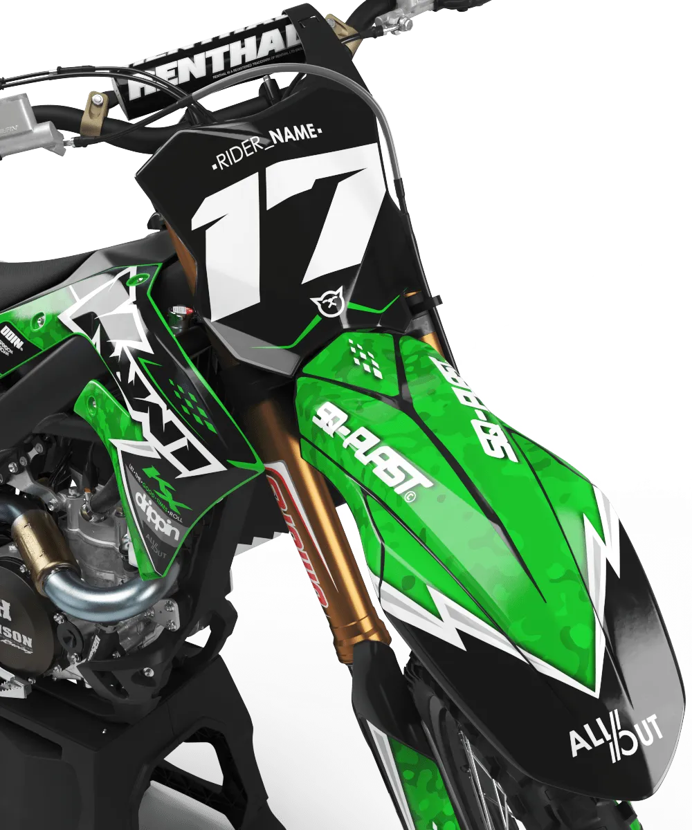 Kit Déco Kawasaki KXF 250 2021-2024 & KXF 450 2019-2023 - Kawi