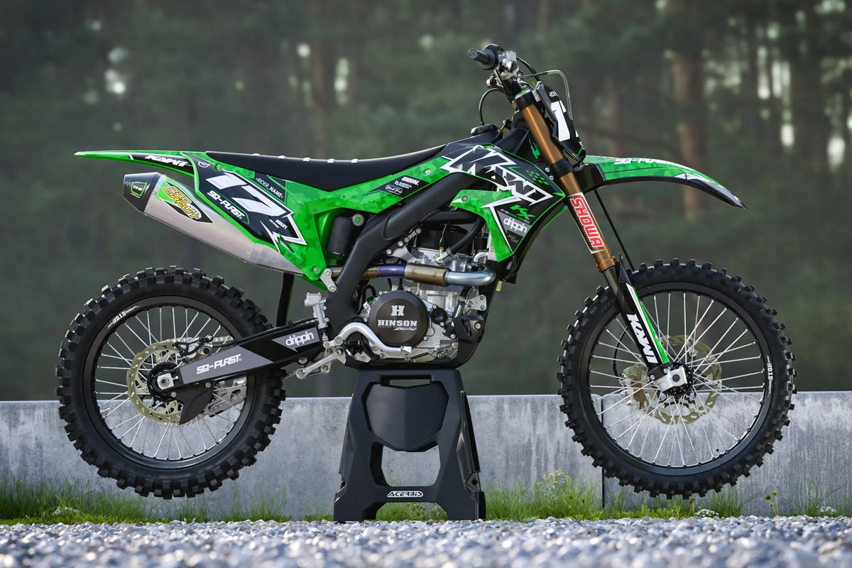 Kit Déco Kawasaki KXF 250 2021-2024 & KXF 450 2019-2023 - Kawi