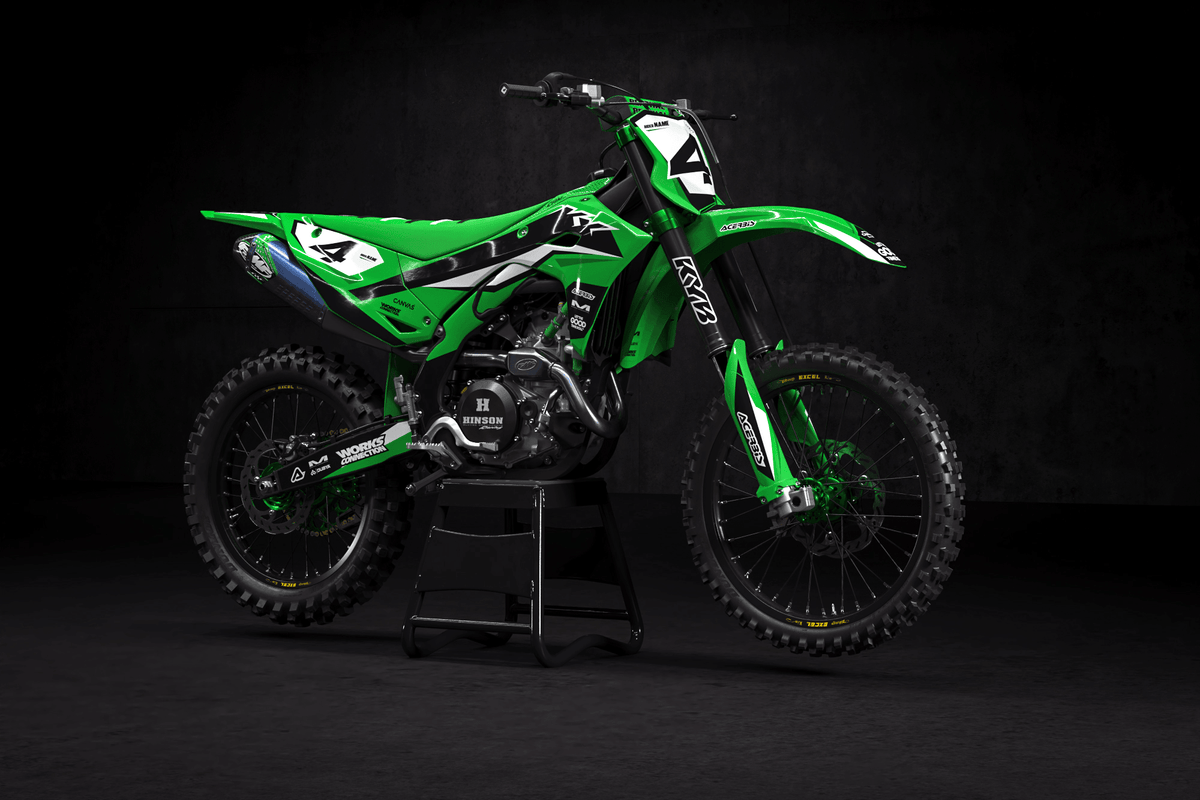 Kit Déco KAWASAKI KXF 250 2025 & KXF 450 2024-2025 - Greenvibe