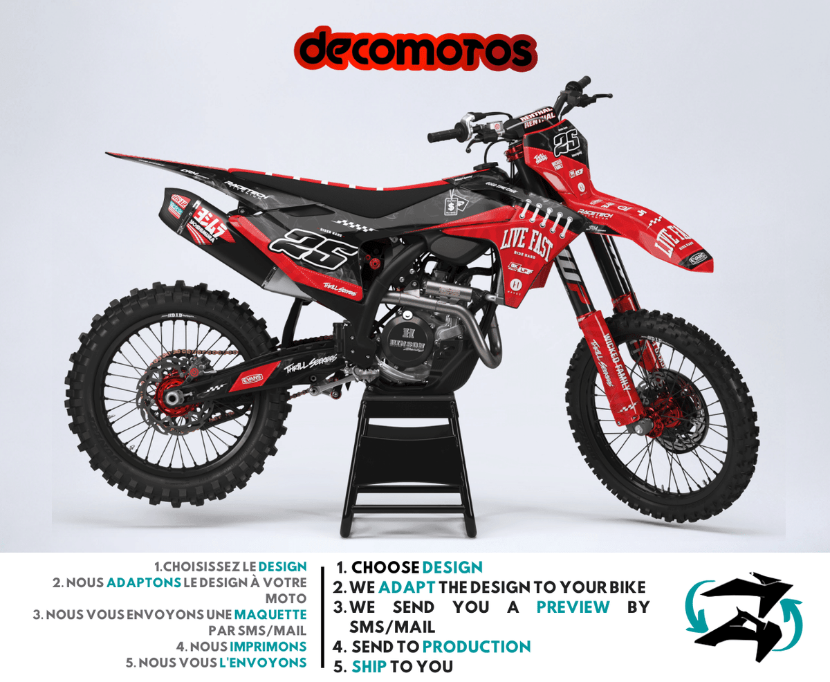 Dekorationskit GASGAS EC / EC-F / MC / MC-F 2020-2023 - Lace