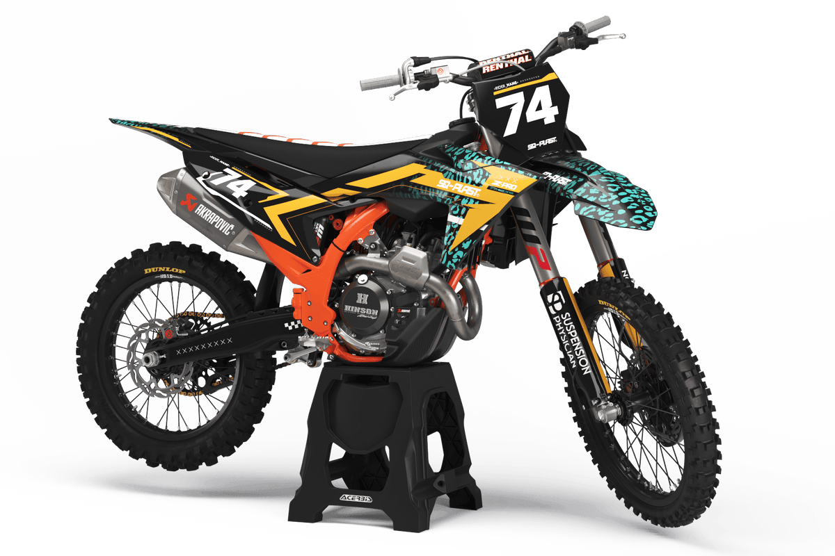 KTM EXC EXC-F SX SX-F 2023-2025 Deco Kit - Leopard