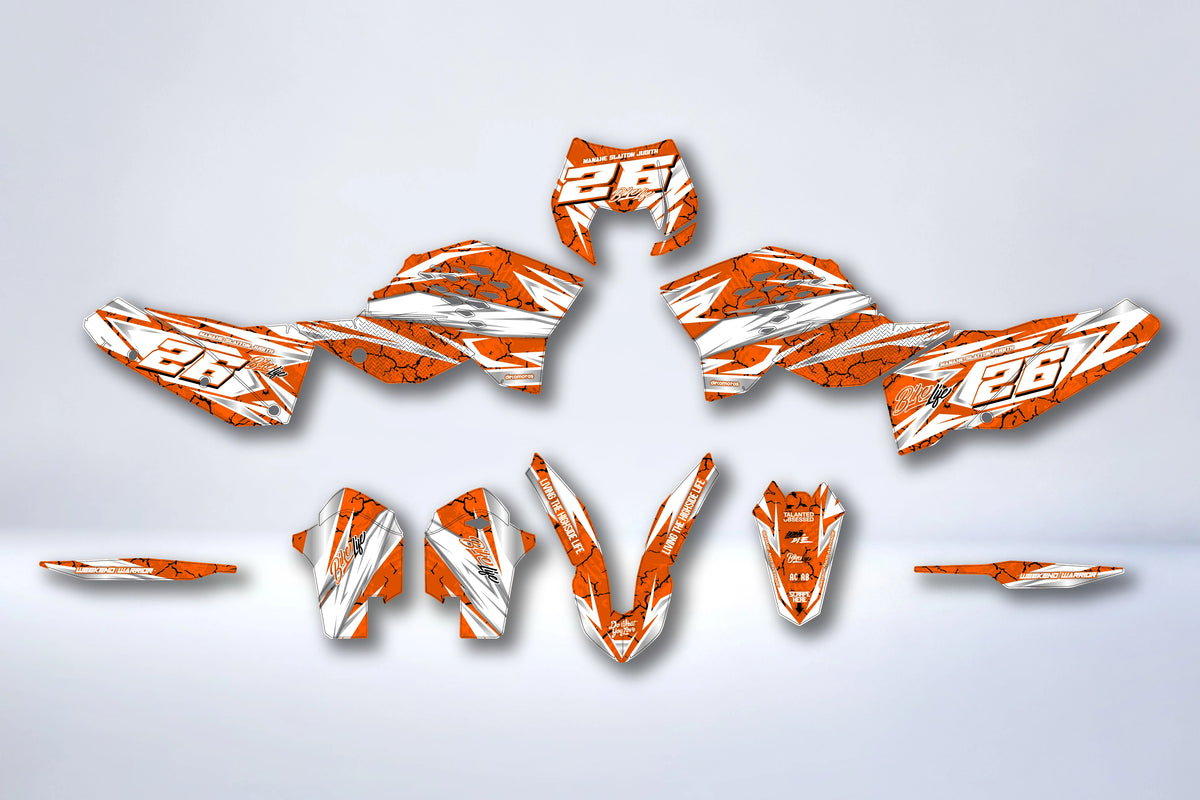 Kit grafiche KTM EXC EXC-F SX SX-F 2007-2011 - BLOOD