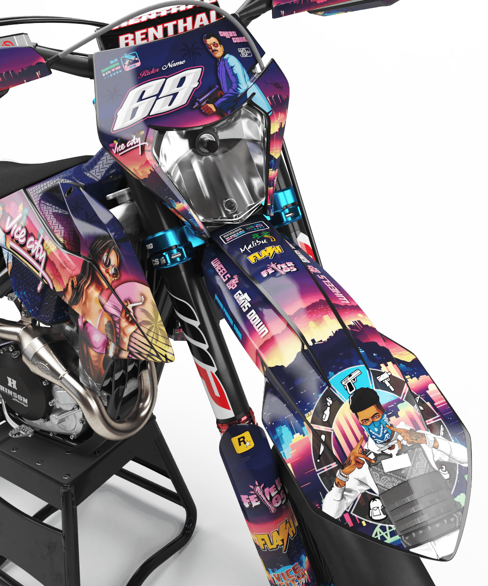 Vice City - Semi-Custom Decal Kit