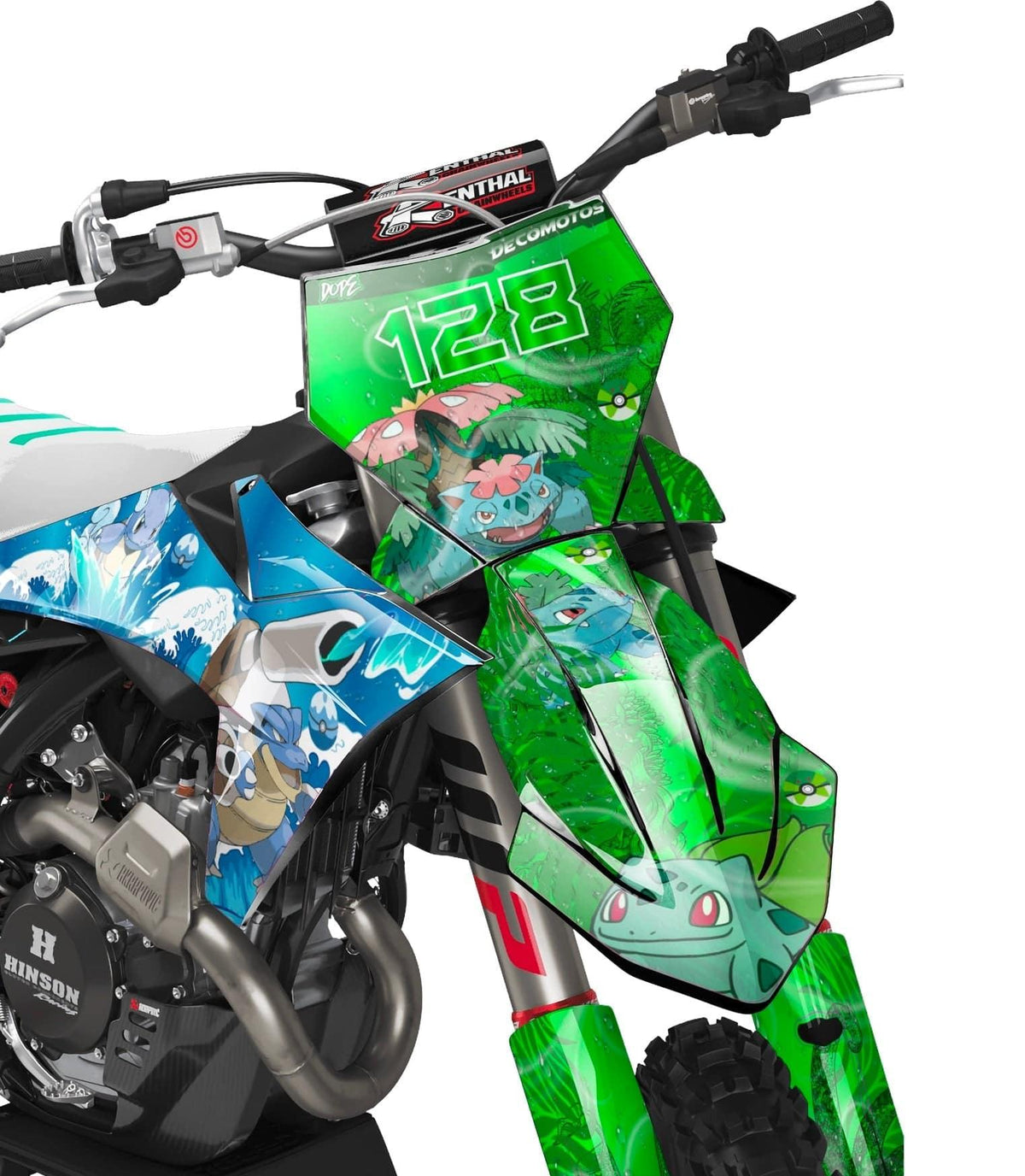 Kit Decoração KTM EXC EXC-F SX SX-F 2023-2025 - Pokemon