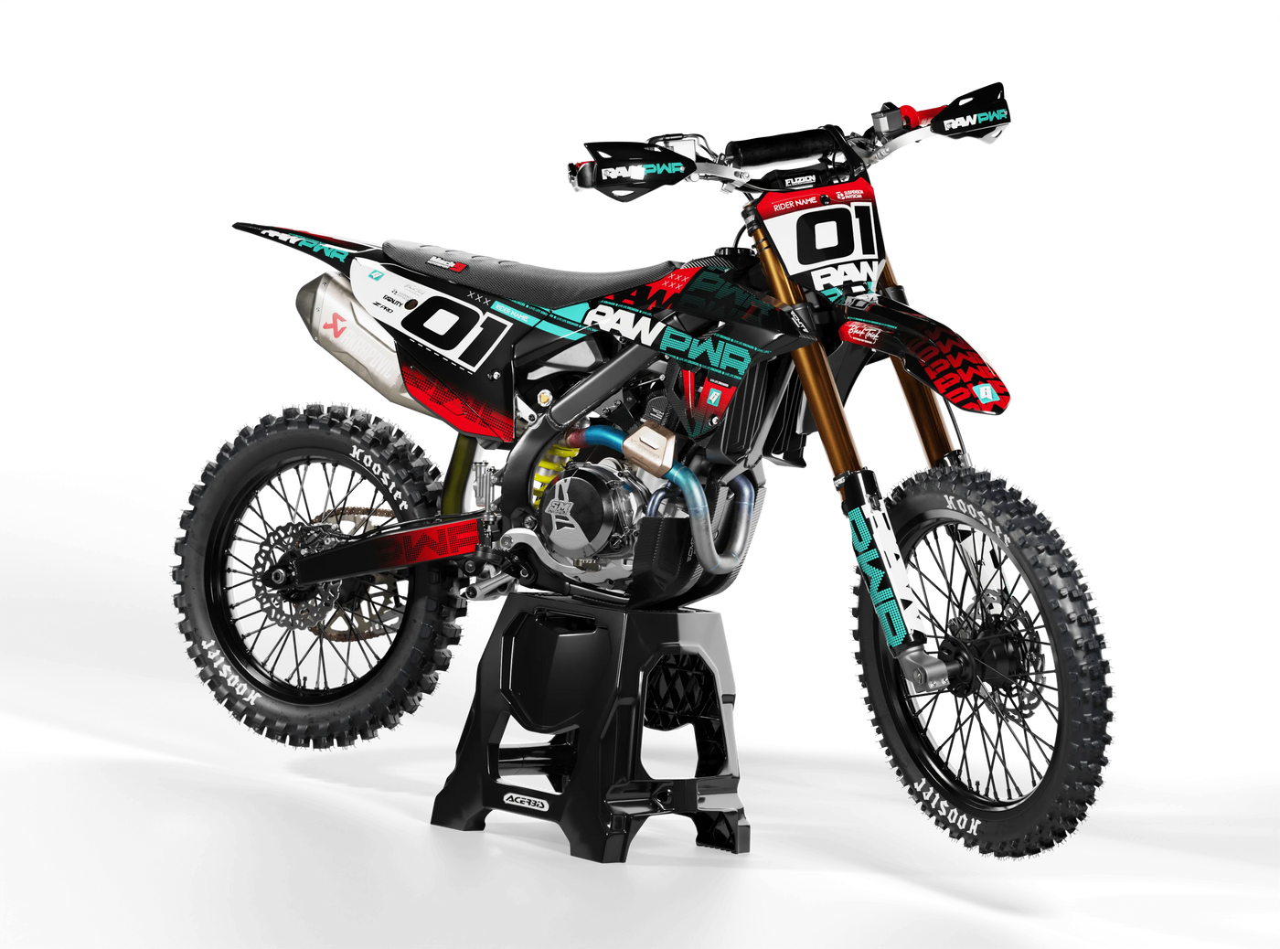 kit gráfico HONDA CRF 250 2022-2024 & CRF 450 2021-2024 - Raw PWR