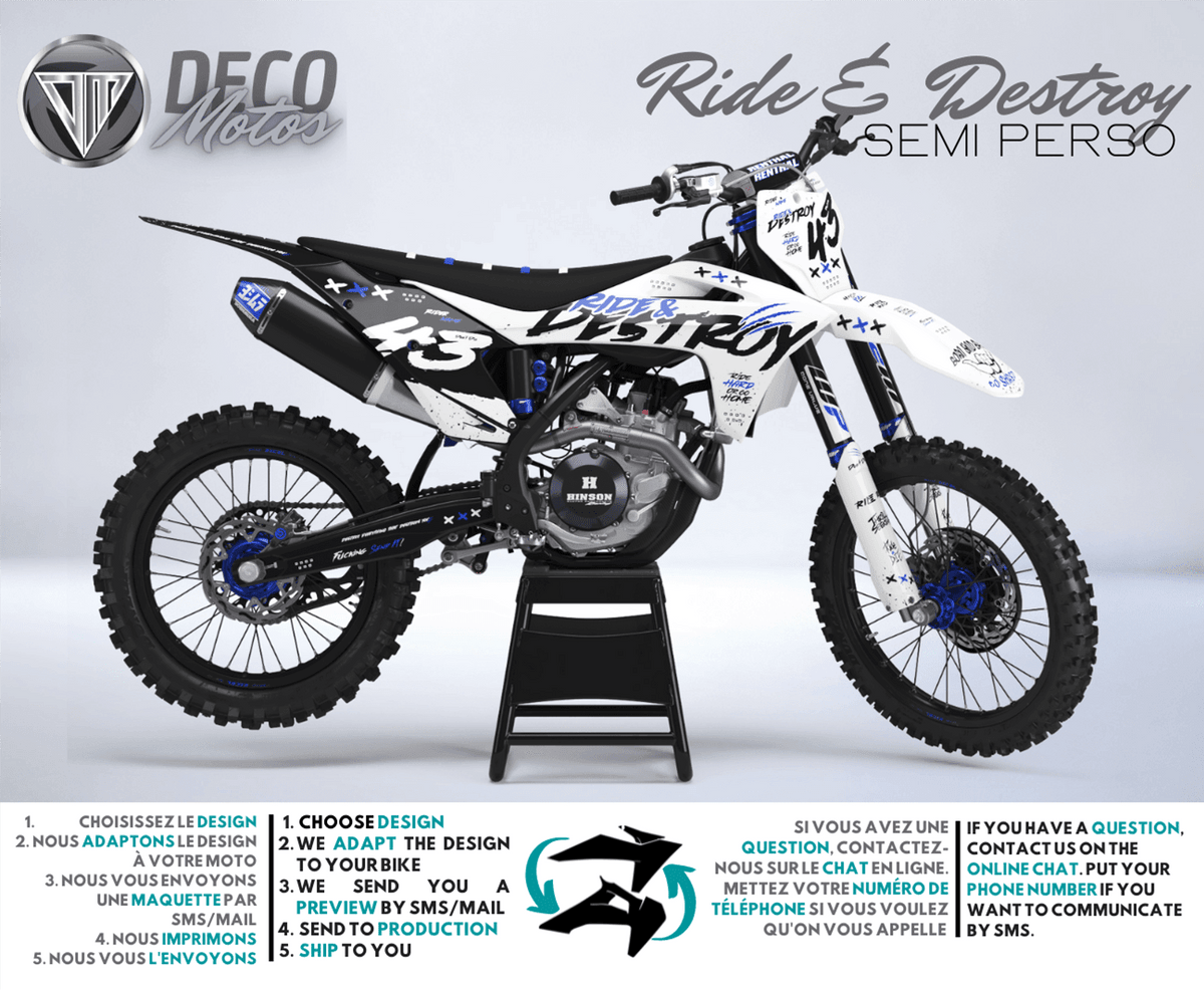 Ride & Destroy - Kit de decoración semi-personalizado