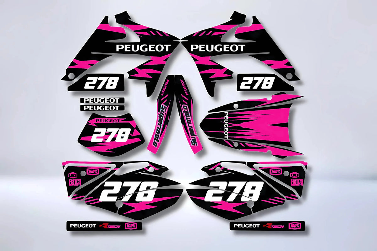 Kit de adhesivos PEUGEOT XPS 2006-2012 - BLACK BLUE