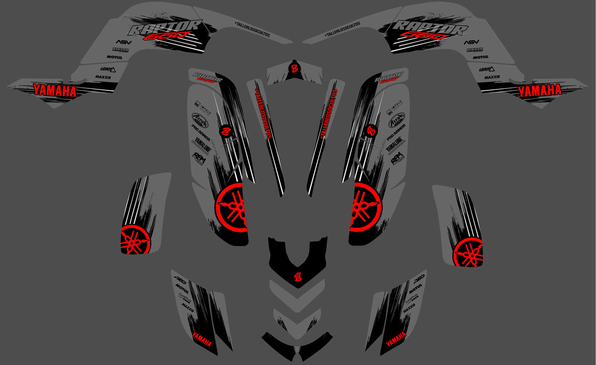 Kit déco Yamaha YFM 660 RAPTOR - XAVORA